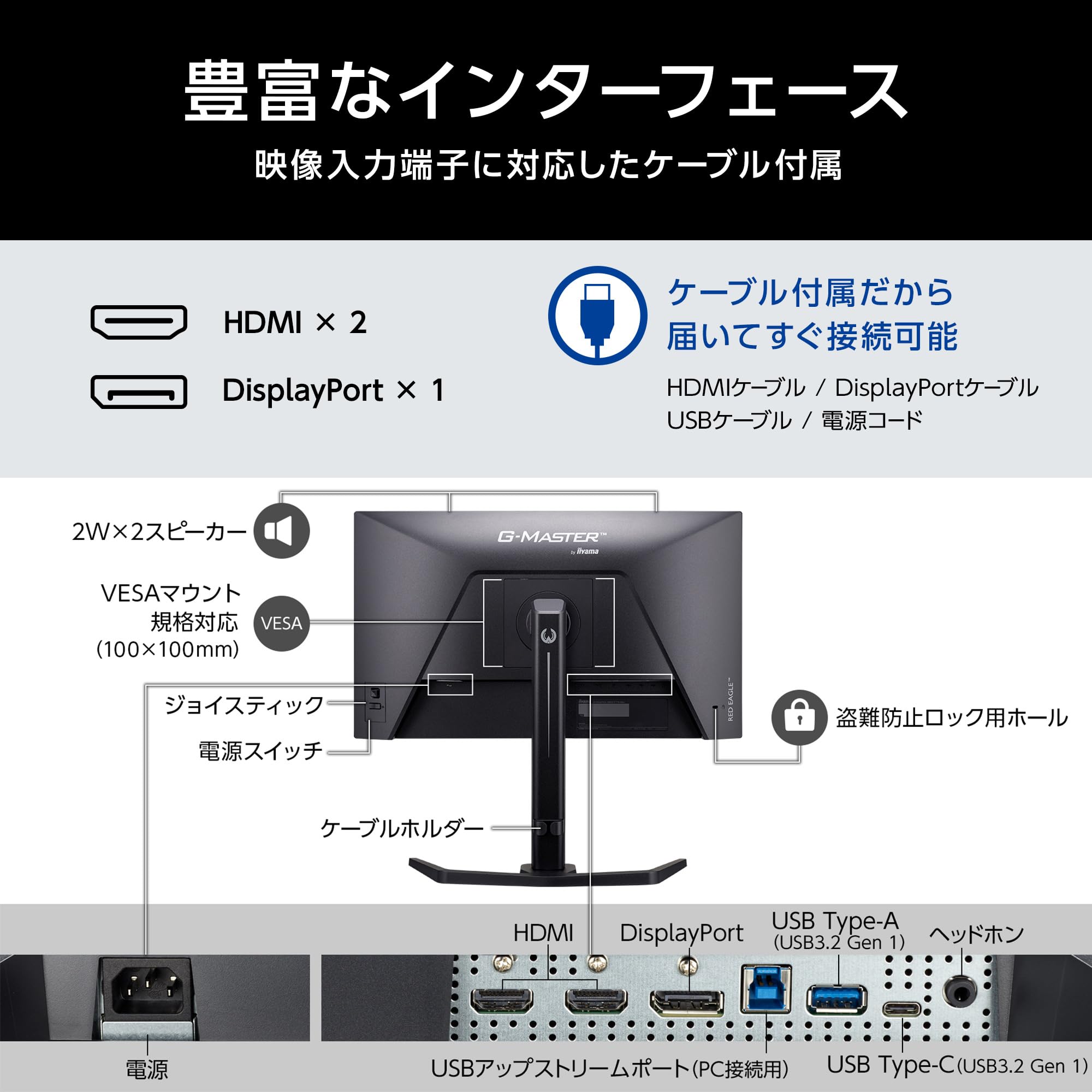 Amazon.co.jp: iiyama G-MASTER GB2471HSU-B1 23.8インチ Fast IPS